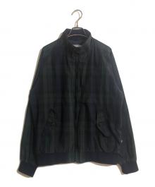 BARACUTA BLUE LINE（バラクータブルーライン）の古着「G9ブラックウォッチ スイングトップ ブルゾン」｜グリーン