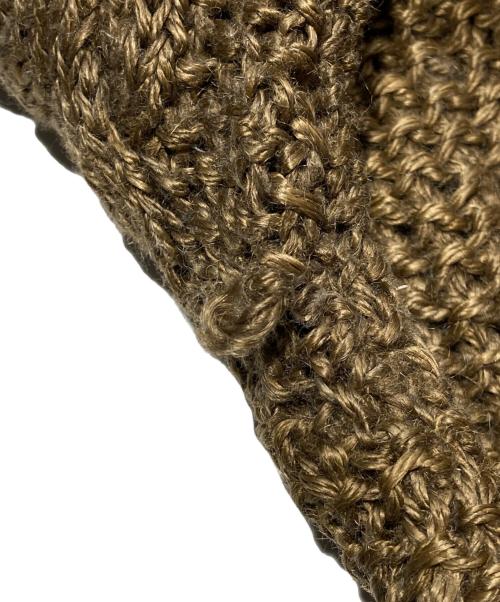 POLO RALPH LAUREN（ポロ・ラルフローレン）POLO RALPH LAUREN (ポロ・ラルフローレン) JUTEハンドニット ブラウン サイズ:XLの古着・服飾アイテム