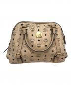 MCMエムシーエム）の古着「ヴィセトストートバッグ」｜ベージュ