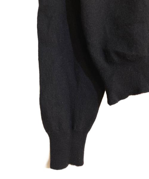 BALENCIAGA（バレンシアガ）BALENCIAGA (バレンシアガ) 刺繍ロゴクルーネックニット ネイビー サイズ:Sの古着・服飾アイテム