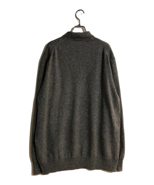 COMME des GARCONS SHIRT（コムデギャルソンシャツ）COMME des GARCONS SHIRT (コムデギャルソンシャツ) 12ゲージウールニットポロ グレー サイズ:Mの古着・服飾アイテム