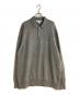 COMME des GARCONS SHIRT（コムデギャルソンシャツ）の古着「12ゲージウールニットポロ」｜グレー