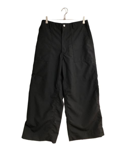 COMME des GARCONS HOMME（コムデギャルソン オム）COMME des GARCONS HOMME (コムデギャルソン オム) ウールギャバ ベイカーパンツ ブラック サイズ:Sの古着・服飾アイテム