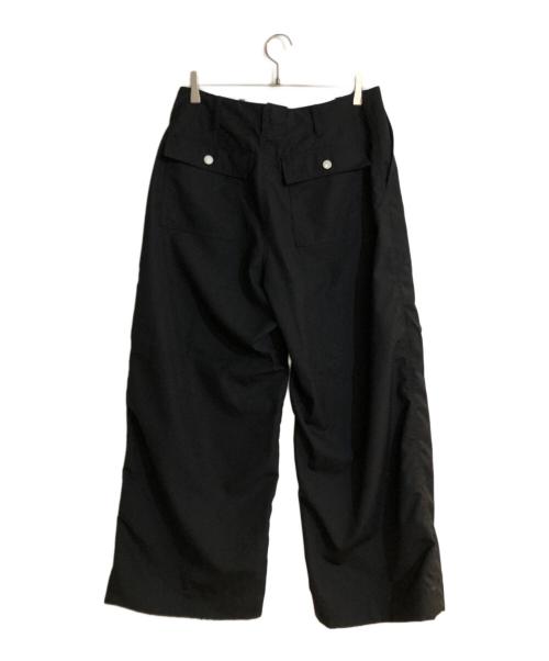 COMME des GARCONS HOMME（コムデギャルソン オム）COMME des GARCONS HOMME (コムデギャルソン オム) ウールギャバ ベイカーパンツ ブラック サイズ:Sの古着・服飾アイテム