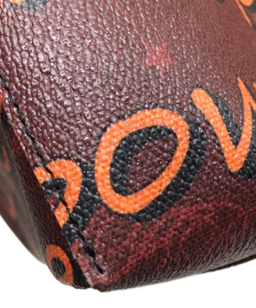 AFB（エーエフビー）AFB (エーエフビー) LOVE IS POWERFUL TOTE BAG/ラブイズパワフルトートバッグ ブラウンの古着・服飾アイテム