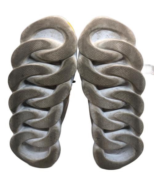 VERSACE（ヴェルサーチェ）VERSACE (ヴェルサーチェ) CHAIN REACTION MULTI-COLOR RUBBER SUEDE ホワイト サイズ:44の古着・服飾アイテム