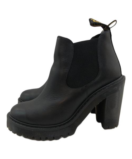Dr.Martens（ドクターマーチン）Dr.Martens (ドクターマーチン) サイドゴアヒールブーツ ブラック サイズ:UK 4の古着・服飾アイテム