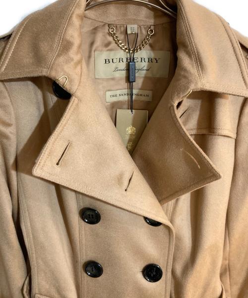 BURBERRY LONDON（バーバリーロンドン）BURBERRY LONDON (バーバリーロンドン) The Sandringham カシミヤ100％トレントコート ベージュ サイズ:UK14 未使用品の古着・服飾アイテム