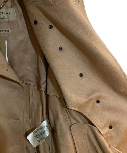 BURBERRY LONDON（バーバリーロンドン）BURBERRY LONDON (バーバリーロンドン) The Sandringham カシミヤ100％トレントコート ベージュ サイズ:UK14 未使用品の古着・服飾アイテム