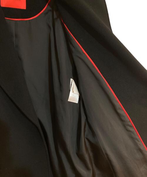 MAX&Co.（マックスアンドコー）MAX&Co. (マックスアンドコー) ロングランロングベルトウールコート ブラック サイズ:46の古着・服飾アイテム