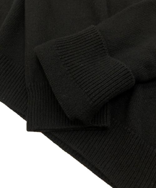 CELINE（セリーヌ）CELINE (セリーヌ) カシミヤVネックニット ブラック サイズ:Lの古着・服飾アイテム
