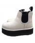 UGG (アグ) ニューメル プラットフォーム チェルシー ブーツ ホワイト サイズ:24cm：10000円