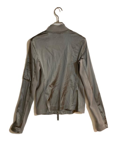 DIESEL（ディーゼル）DIESEL (ディーゼル) T-OPUN スーパーストレッチオーバルロゴブルゾン グレー サイズ:40の古着・服飾アイテム