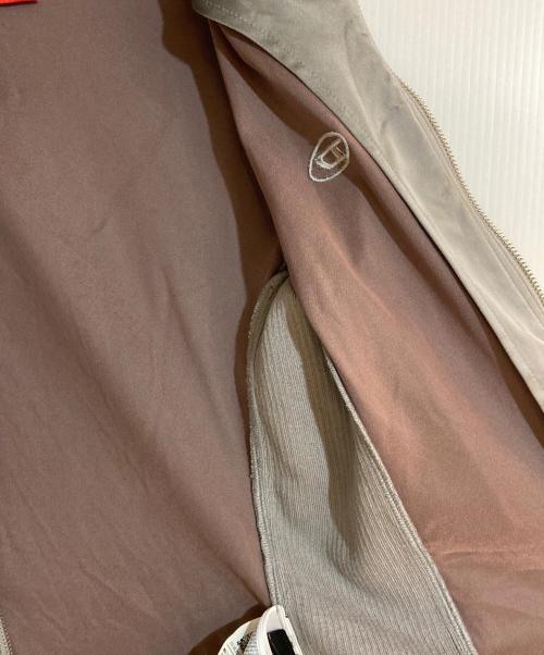 DIESEL（ディーゼル）DIESEL (ディーゼル) T-OPUN スーパーストレッチオーバルロゴブルゾン グレー サイズ:40の古着・服飾アイテム