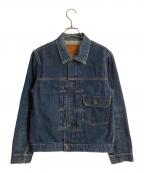 BURGUS PLUSバーガスプラス）の古着「1stTYPEデニムジャケット」｜インディゴ