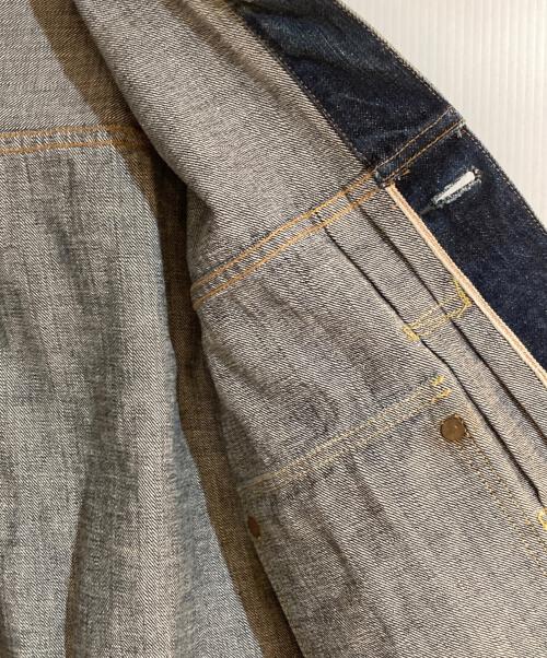 BURGUS PLUS（バーガスプラス）BURGUS PLUS (バーガスプラス) 1stTYPEデニムジャケット インディゴ サイズ:38の古着・服飾アイテム