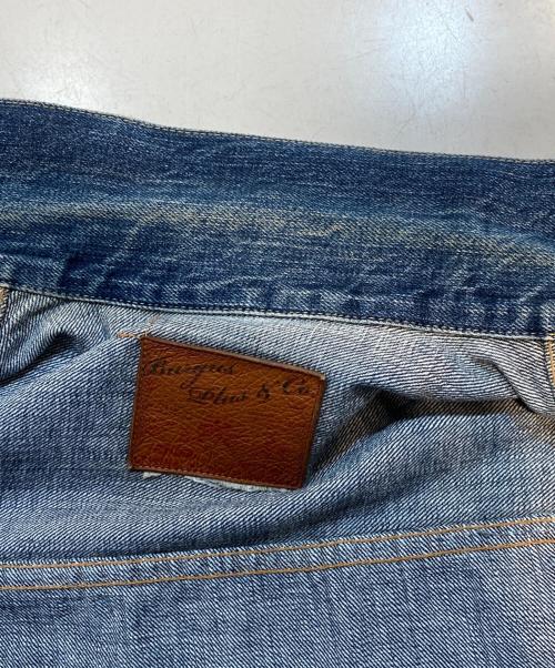 BURGUS PLUS（バーガスプラス）BURGUS PLUS (バーガスプラス) 1stTYPEデニムジャケット インディゴ サイズ:38の古着・服飾アイテム