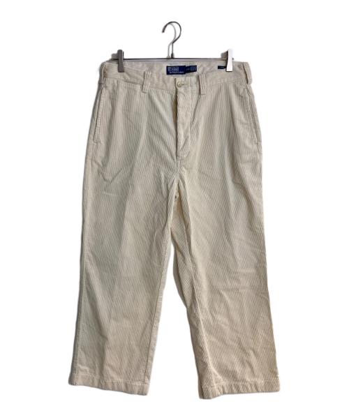 POLO RALPH LAUREN（ポロ・ラルフローレン）POLO RALPH LAUREN (ポロ・ラルフローレン) THE BIG CHINO 太畝コーデュロイパンツ ホワイト サイズ:W32×L32の古着・服飾アイテム