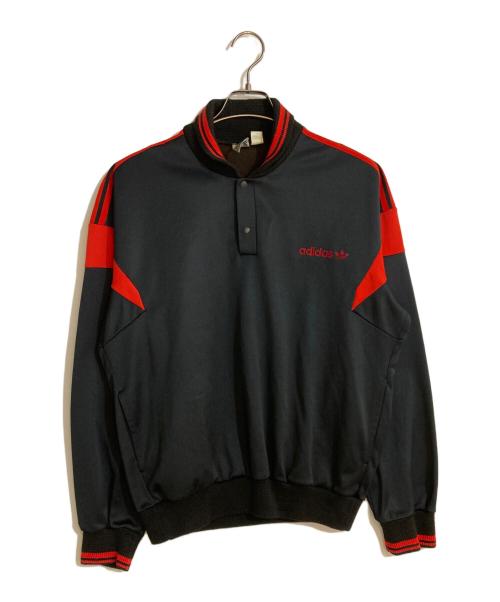 adidas（アディダス）adidas (アディダス) ヴィンテージプルオーバートラックジャケット ブラック サイズ:フランス180cmの古着・服飾アイテム