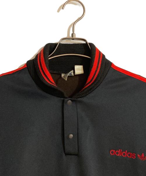 adidas（アディダス）adidas (アディダス) ヴィンテージプルオーバートラックジャケット ブラック サイズ:フランス180cmの古着・服飾アイテム