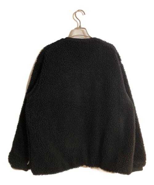 THE NORTHFACE PURPLELABEL（ザ・ノースフェイス パープルレーベル）THE NORTHFACE PURPLELABEL Wool Boa WINDSTOPPER Field Cardigan/ボア ウール ウィンドストッパー フィールド カーディガン ブラック サイズ:Ｍの古着・服飾アイテム