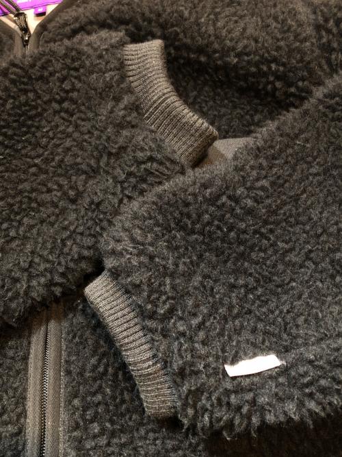 THE NORTHFACE PURPLELABEL（ザ・ノースフェイス パープルレーベル）THE NORTHFACE PURPLELABEL Wool Boa WINDSTOPPER Field Cardigan/ボア ウール ウィンドストッパー フィールド カーディガン ブラック サイズ:Ｍの古着・服飾アイテム