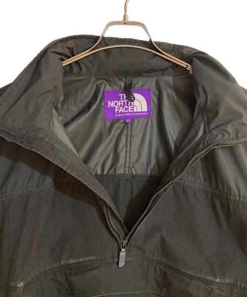 THE NORTHFACE PURPLELABEL（ザ・ノースフェイス パープルレーベル）THE NORTHFACE PURPLELABEL (ザ・ノースフェイス パープルレーベル) Indigo Mountain WIND Pullover/インディゴマウンテンウィングプルオーバー ブラック サイズ:Lの古着・服飾アイテム