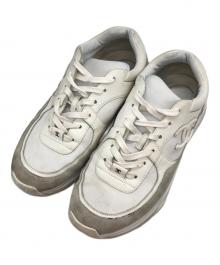 CHANEL（シャネル）の古着「ココマークトレーナーズスニーカー」｜ホワイト