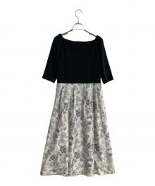 TOCCA×ヨンア×大人百花（トッカ×ヨンア×オトナヒャッカ）の古着「【洗える】BOTANICAL GARDEN PARTY ドレス」｜パープル