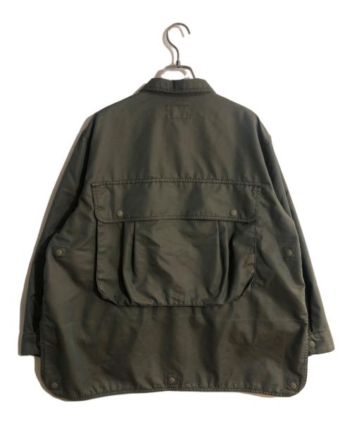 BEAMS BOY（ビームスボーイ）BEAMS BOY (ビームスボーイ) シャンブレー ギャバ ショート フィッシング ジャケット グリーン サイズ:不明の古着・服飾アイテム