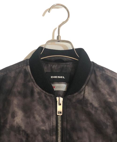 DIESEL（ディーゼル）DIESEL (ディーゼル) THINSULATE W-NOVELS MA-1*/シンサレートダブリューノーベルズエムエーワン グレー サイズ:XSの古着・服飾アイテム