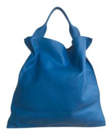JIL SANDER（ジルサンダー）の古着「XIAO レザーハンドバッグ」｜ブルー