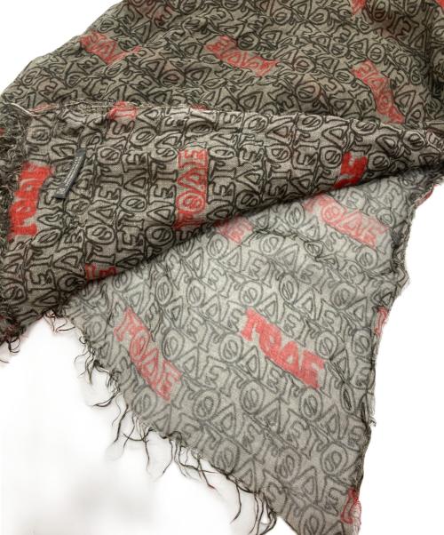 FALIERO SARTI（ファリエロサルティ）Faliero Sarti (ファリエロサルティ) LOVE総プリントストール ブラックの古着・服飾アイテム