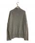 theory luxe (セオリーリュクス) Cashmere Grace ハイネックカシミヤニット グレー サイズ:40：12000円