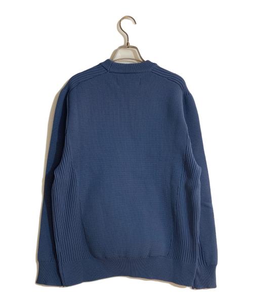 AKM Contemporary（エーケーエムコンテンポラリー）AKM Contemporary (エーケーエムコンテンポラリー) ミックスリブエアリーニット SN52 NAVY サイズ:M 未使用品の古着・服飾アイテム