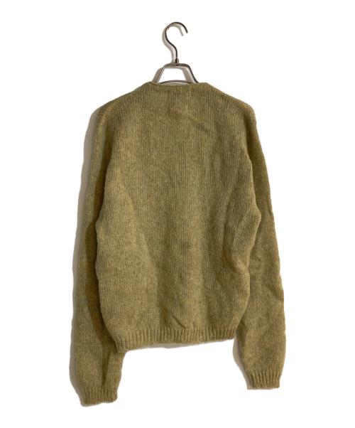 BRIAN MACNEIL（ブライアン マクニール）BRIAN MACNEIL (ブライアン マクニール) モヘヤ混カーディガン 黄緑 サイズ:Mの古着・服飾アイテム