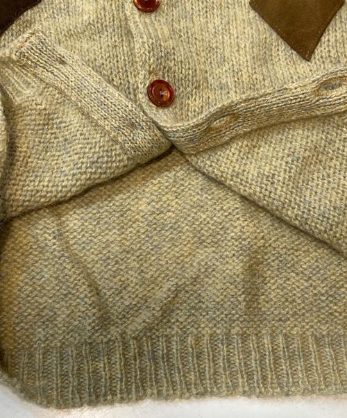 BRIAN MACNEIL（ブライアン マクニール）BRIAN MACNEIL (ブライアン マクニール) モヘヤ混カーディガン 黄緑 サイズ:Mの古着・服飾アイテム