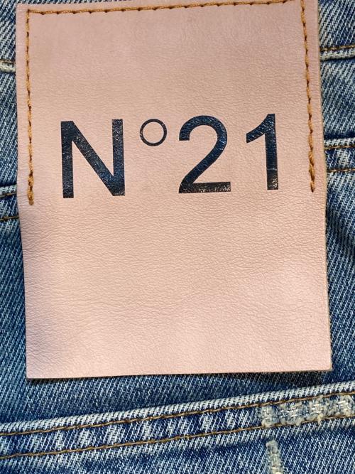 N°21（ヌメロヴェントゥーノ）N°21 (ヌメロヴェントゥーノ) ダメージ加工デニムパンツ ブルー サイズ:W29の古着・服飾アイテム