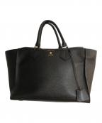 A.D.M.J.エーディーエムジェイ）の古着「レザーハンドバッグ」｜ブラック