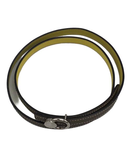 HERMES（エルメス）HERMES (エルメス) リバーシブルセリエナローベルト グレー サイズ:65~75cmの古着・服飾アイテム