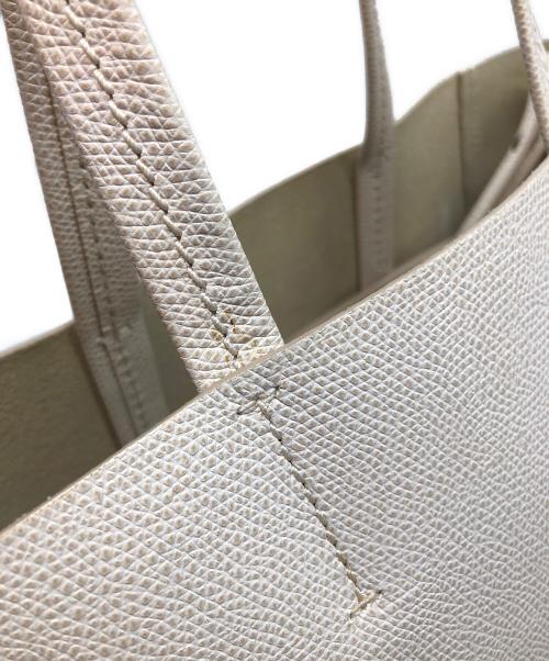 CELINE（セリーヌ）CELINE (セリーヌ) バーティカルカバスモール2WAYトートバッグ アイボリー×ブラックの古着・服飾アイテム