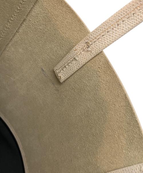 CELINE（セリーヌ）CELINE (セリーヌ) バーティカルカバスモール2WAYトートバッグ アイボリー×ブラックの古着・服飾アイテム