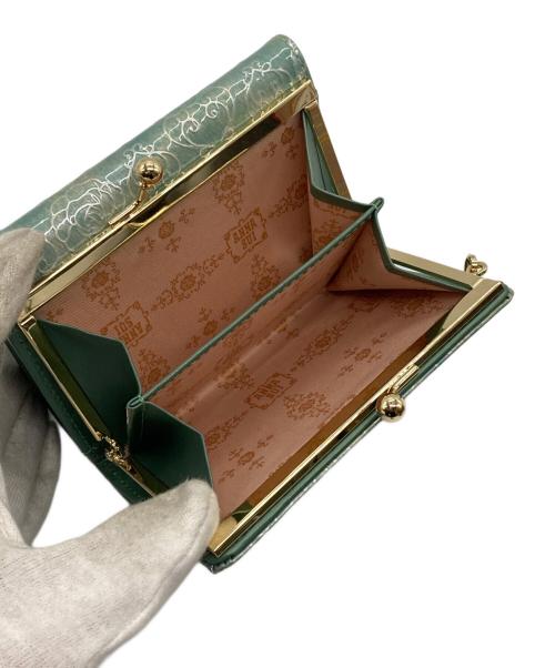 ANNA SUI（アナスイ）ANNA SUI (アナスイ) 2つ折り財布 グリーンの古着・服飾アイテム