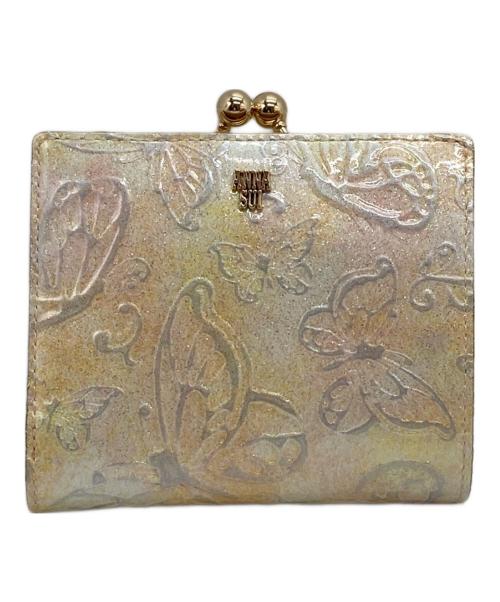ANNA SUI（アナスイ）ANNA SUI (アナスイ) 2つ折り財布 イエローの古着・服飾アイテム