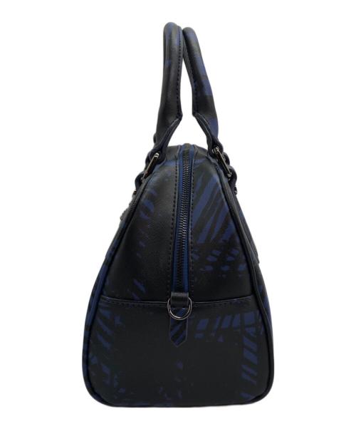 Vivienne Westwood ANGLOMANIA（ヴィヴィアンウエストウッドアングロマニア）VIVIENNE WESTWOOD ANGLOMANIA (ヴィヴィアンウエストウッドアングロマニア) オーブロゴタータンミニボストンバッグ ブルーの古着・服飾アイテム