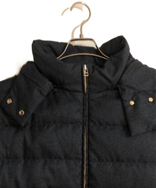 KUMIKYOKU（クミキョク）KUMIKYOKU (クミキョク) 【洗える・2WAY】ライトタフタショートダウン ネイビー サイズ:7 未使用品の古着・服飾アイテム