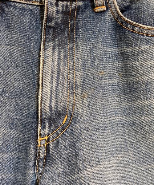 JOHN LAWRENCE SULLIVAN（ジョン ローレンス サリバン）JOHN LAWRENCE SULLIVAN (ジョン ローレンス サリバン) WASHED DENIM FLARED フレアデニムパンツ インディゴ サイズ:Sの古着・服飾アイテム