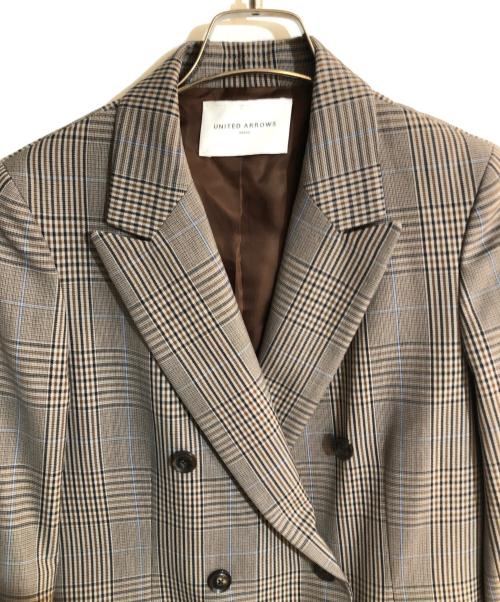 UNITED ARROWS（ユナイテッドアローズ）UNITED ARROWS (ユナイテッドアローズ) W 6B ブレザー テーラードジャケット ブラウン サイズ:不明の古着・服飾アイテム