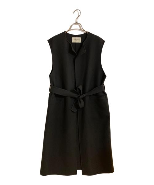 UNITED ARROWS（ユナイテッドアローズ）UNITED ARROWS (ユナイテッドアローズ) ノーカラーリバーベスト グレー サイズ:36の古着・服飾アイテム