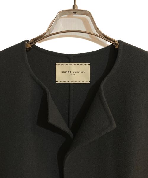 UNITED ARROWS（ユナイテッドアローズ）UNITED ARROWS (ユナイテッドアローズ) ノーカラーリバーベスト グレー サイズ:36の古着・服飾アイテム